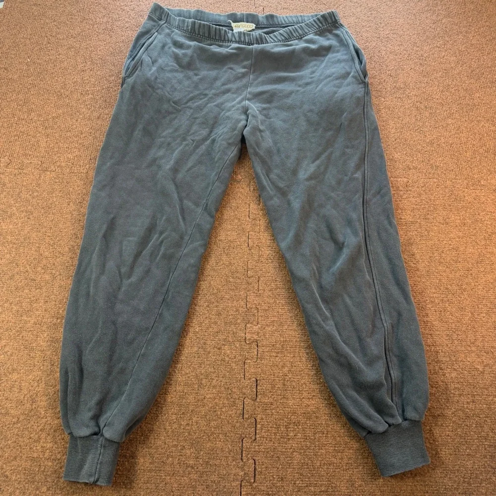 A+ Vintage Authentic Gucci Sweatpants Mens Gray Cotton Joggers Made in Italy